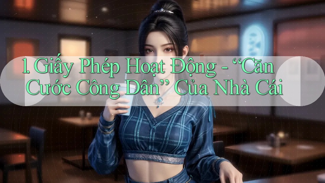 1. Giấy Phép Hoạt Động - “Căn Cước Công Dân” Của Nhà Cái