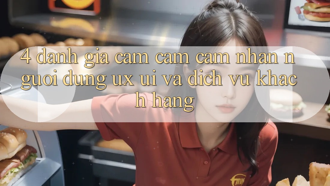 4. Đánh Giá Cảm cảm cảm nhận Người Dùng (UX/UI) Và Dịch Vụ Khách Hàng 4. Đánh Giá Cảm cảm cảm nhận Người Dùng (UX/UI) Và Dịch Vụ Khách Hàng