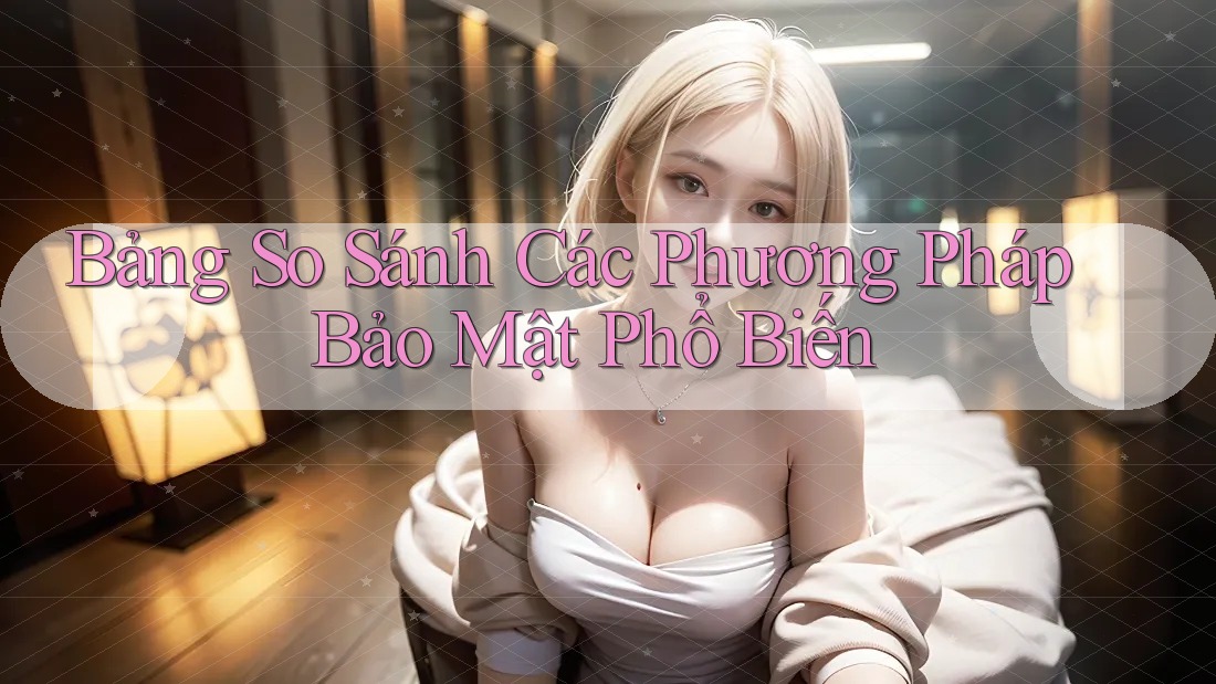Bảng So Sánh Các Phương Pháp Bảo Mật Phổ Biến Bảng So Sánh Các Phương Pháp Bảo Mật Phổ Biến