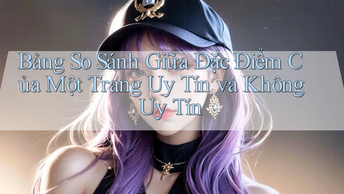 Bảng So Sánh Giữa Đặc Điểm Của Một Trang Uy Tín và Không Uy Tín Bảng So Sánh Giữa Đặc Điểm Của Một Trang Uy Tín và Không Uy Tín