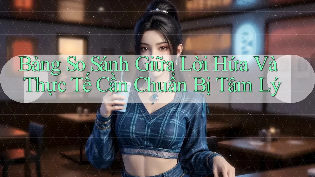 Bảng So Sánh Giữa Lời Hứa Và Thực Tế Cần Chuẩn Bị Tâm Lý Bảng So Sánh Giữa Lời Hứa Và Thực Tế Cần Chuẩn Bị Tâm Lý