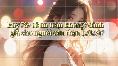 Bay789 có an toàn không đánh giá cho người cẩn thận (2025)