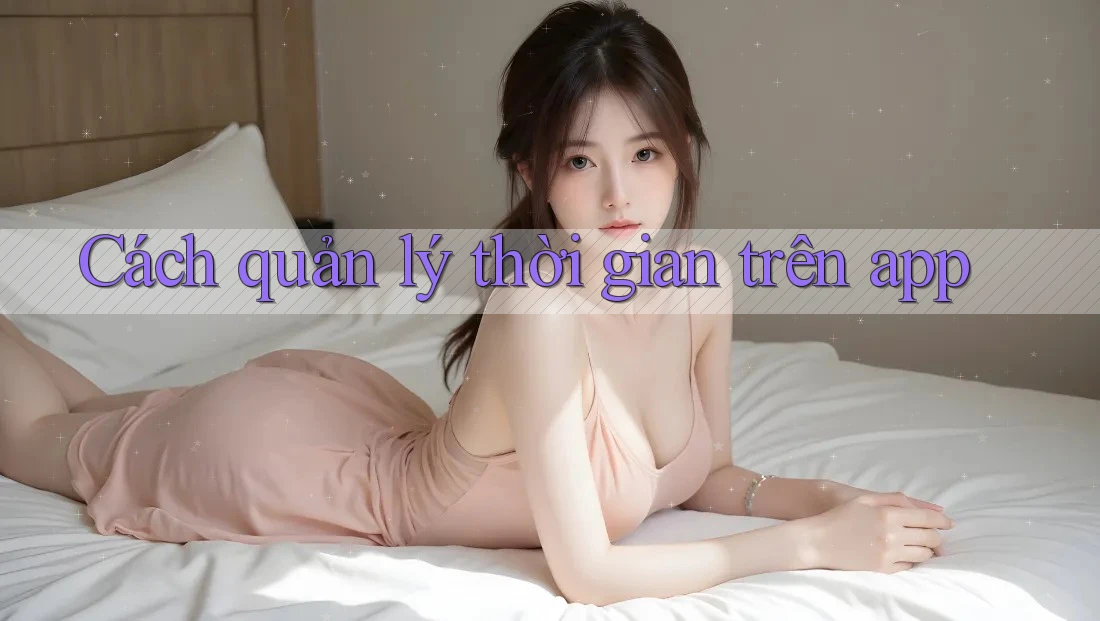 Cách quản lý thời gian trên app Cách quản lý thời gian trên app