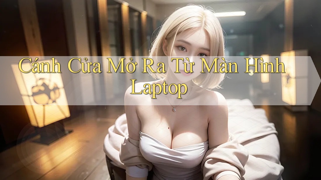 Cánh Cửa Mở Ra Từ Màn Hình Laptop Cánh Cửa Mở Ra Từ Màn Hình Laptop