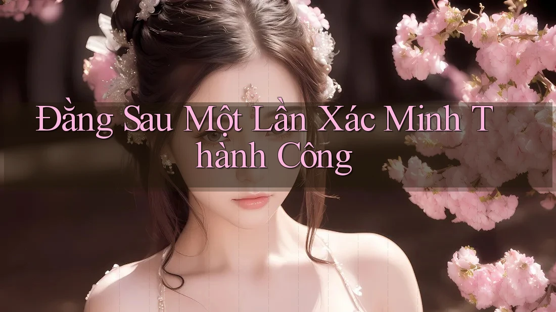 Đằng Sau Một Lần Xác Minh Thành Công Đằng Sau Một Lần Xác Minh Thành Công