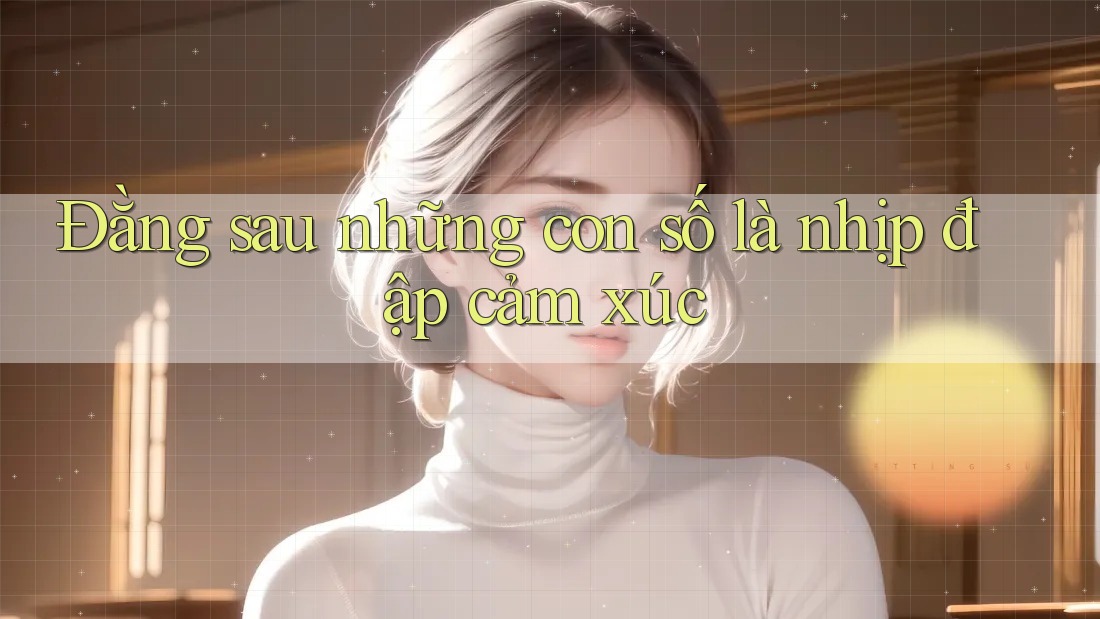 Đằng sau những con số là nhịp đập cảm xúc Đằng sau những con số là nhịp đập cảm xúc