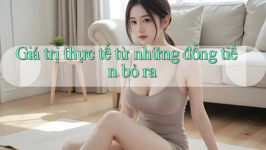 Giá trị thực tế từ những đồng tiền bỏ ra Giá trị thực tế từ những đồng tiền bỏ ra