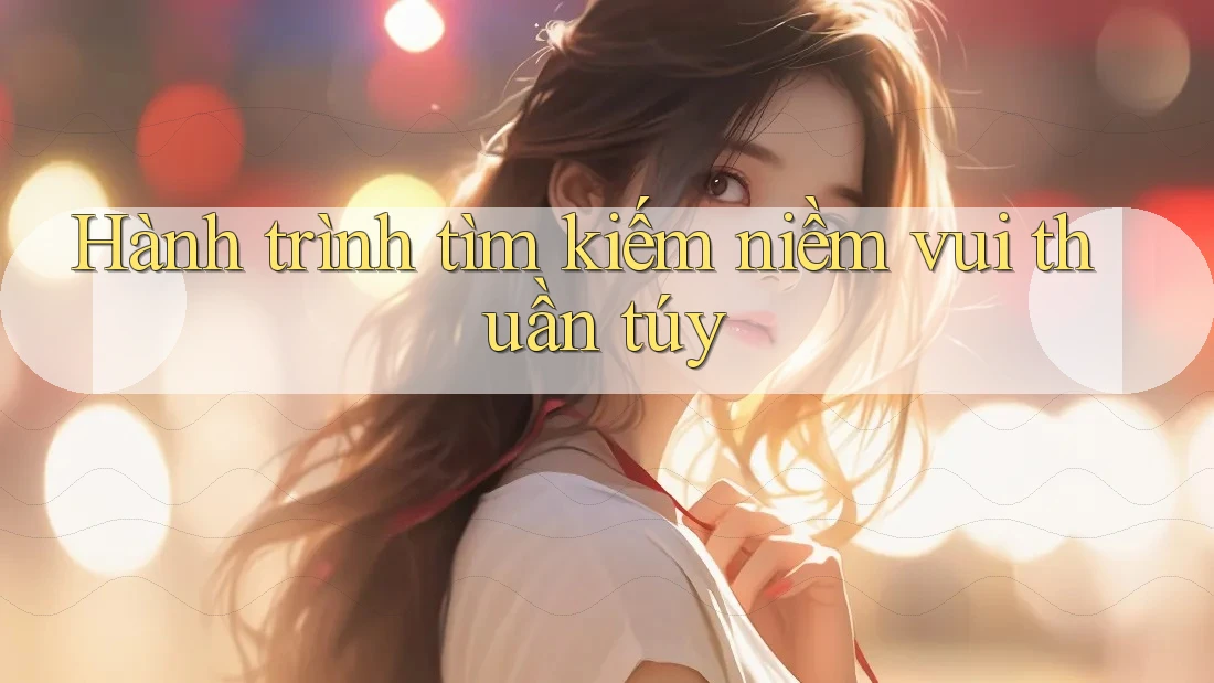 Hành trình tìm kiếm niềm vui thuần túy Hành trình tìm kiếm niềm vui thuần túy