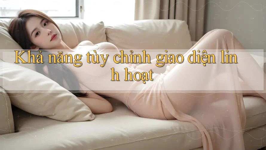 Khả năng tùy chỉnh giao diện linh hoạt Khả năng tùy chỉnh giao diện linh hoạt