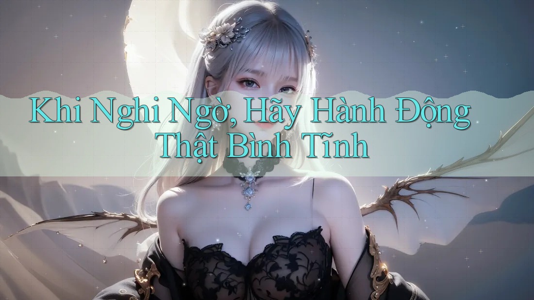Khi Nghi Ngờ, Hãy Hành Động Thật Bình Tĩnh Khi Nghi Ngờ, Hãy Hành Động Thật Bình Tĩnh