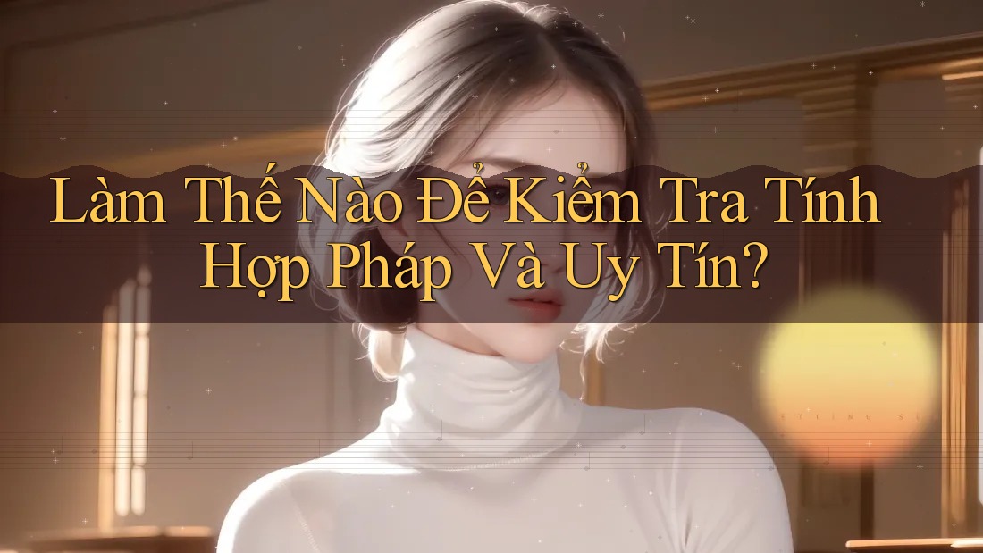Làm Thế Nào Để Kiểm Tra Tính Hợp Pháp Và Uy Tín? Làm Thế Nào Để Kiểm Tra Tính Hợp Pháp Và Uy Tín?