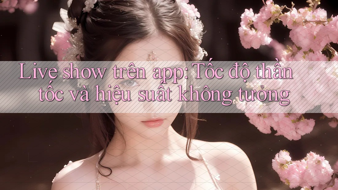 Live show trên app: Tốc độ thần tốc và hiệu suất không tưởng Live show trên app: Tốc độ thần tốc và hiệu suất không tưởng