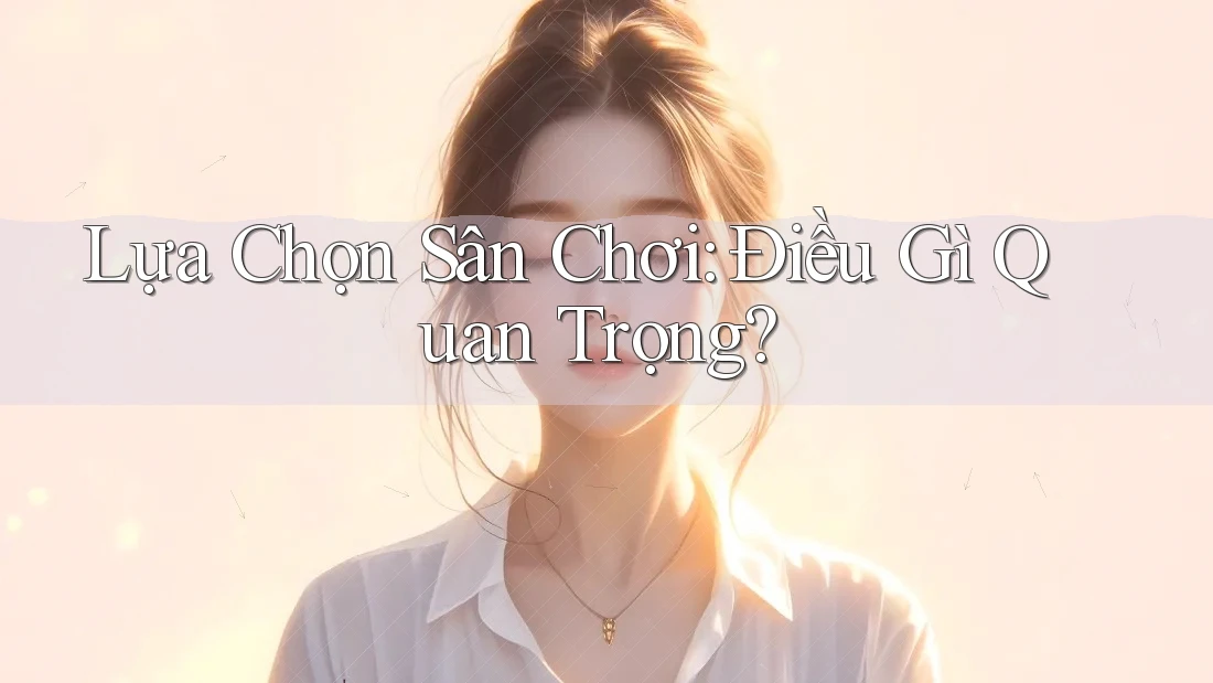 Lựa Chọn Sân Chơi: Điều Gì Quan Trọng? Lựa Chọn Sân Chơi: Điều Gì Quan Trọng?