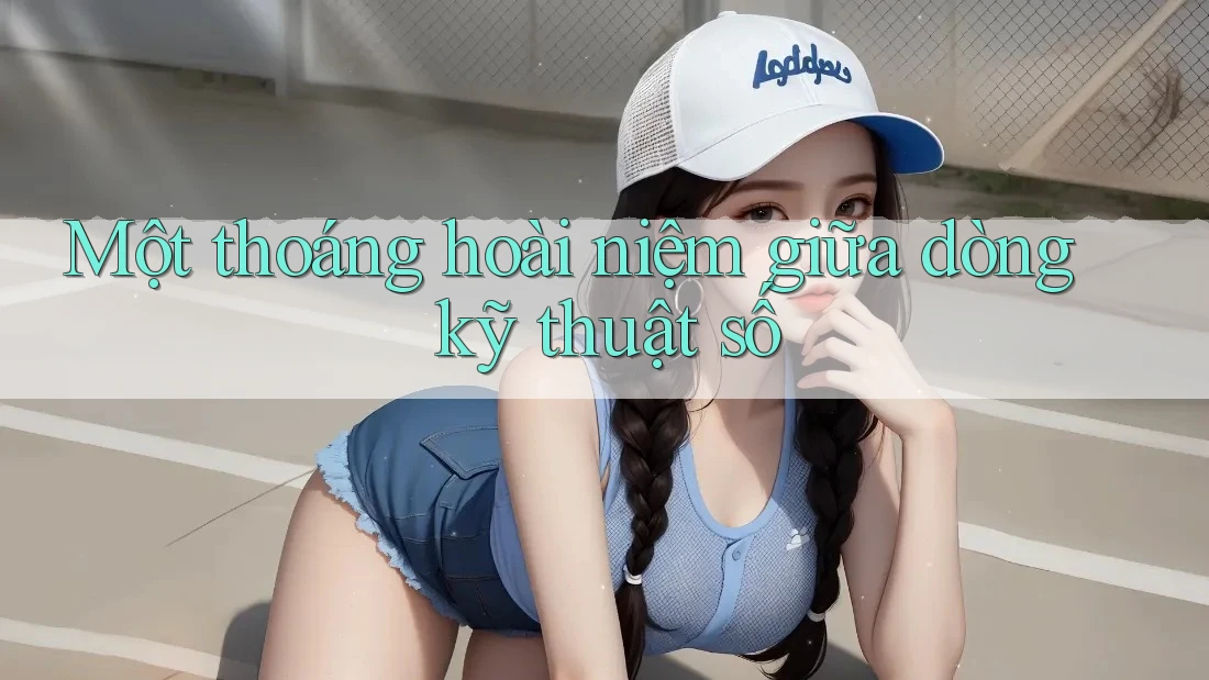 Một thoáng hoài niệm giữa dòng kỹ thuật số
