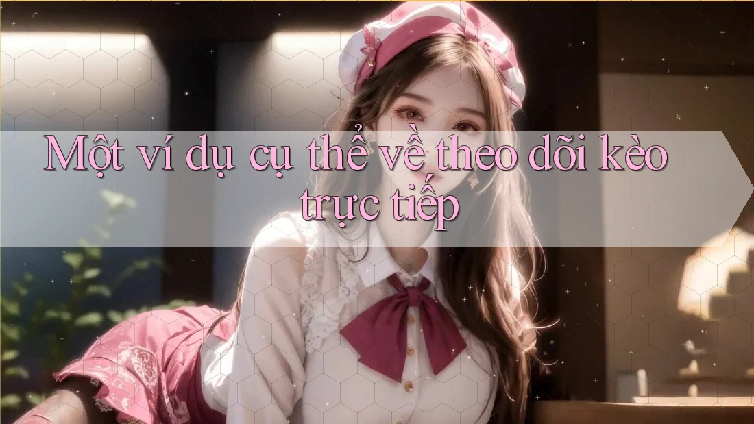 Một ví dụ cụ thể về theo dõi kèo trực tiếp Một ví dụ cụ thể về theo dõi kèo trực tiếp