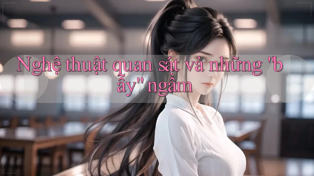 Nghệ thuật quan sát và những “bẫy” ngầm Nghệ thuật quan sát và những “bẫy” ngầm