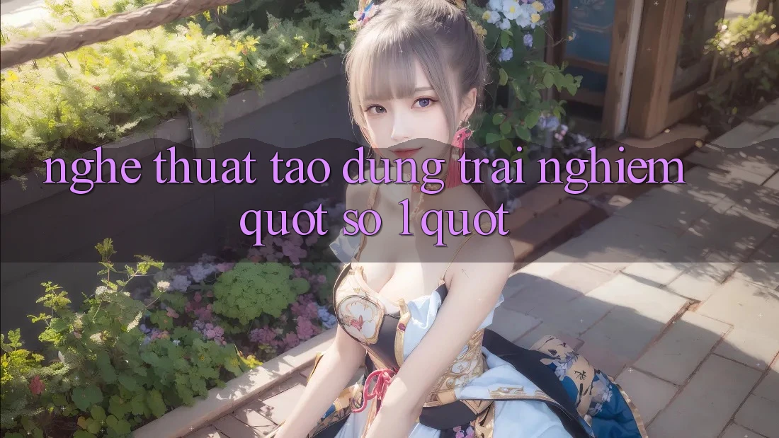 Nghệ Thuật Tạo Dựng Trải Nghiệm " Số 1" Nghệ Thuật Tạo Dựng Trải Nghiệm " Số 1"