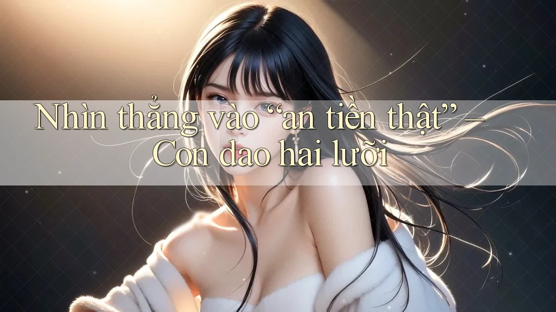 Nhìn thẳng vào “an tiền thật” – Con dao hai lưỡi Nhìn thẳng vào “an tiền thật” – Con dao hai lưỡi
