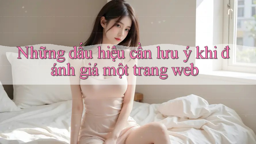 Những dấu hiệu cần lưu ý khi đánh giá một trang web Những dấu hiệu cần lưu ý khi đánh giá một trang web