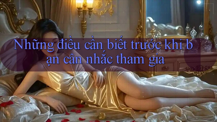 Những điều cần biết trước khi bạn cân nhắc tham gia Những điều cần biết trước khi bạn cân nhắc tham gia