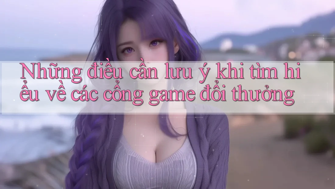 Những điều cần lưu ý khi tìm hiểu về các cổng game đổi thưởng