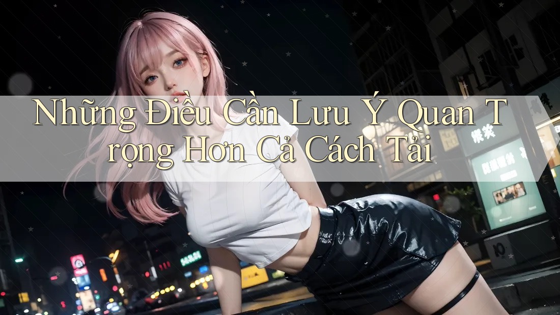 Những Điều Cần Lưu Ý Quan Trọng Hơn Cả Cách Tải