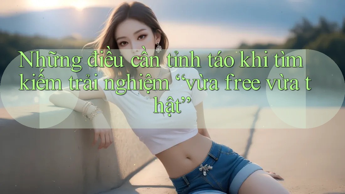 Những điều cần tỉnh táo khi tìm kiếm trải nghiệm “vừa free vừa thật” Những điều cần tỉnh táo khi tìm kiếm trải nghiệm “vừa free vừa thật”