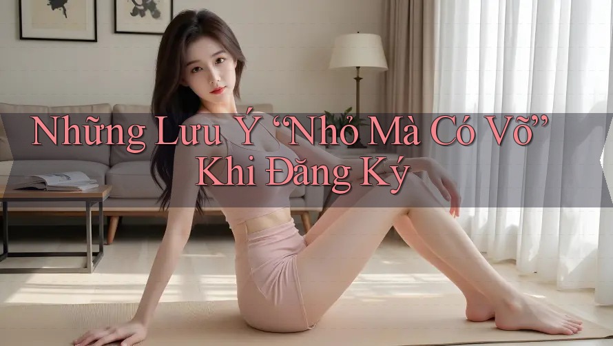 Những Lưu Ý “Nhỏ Mà Có Võ” Khi Đăng Ký