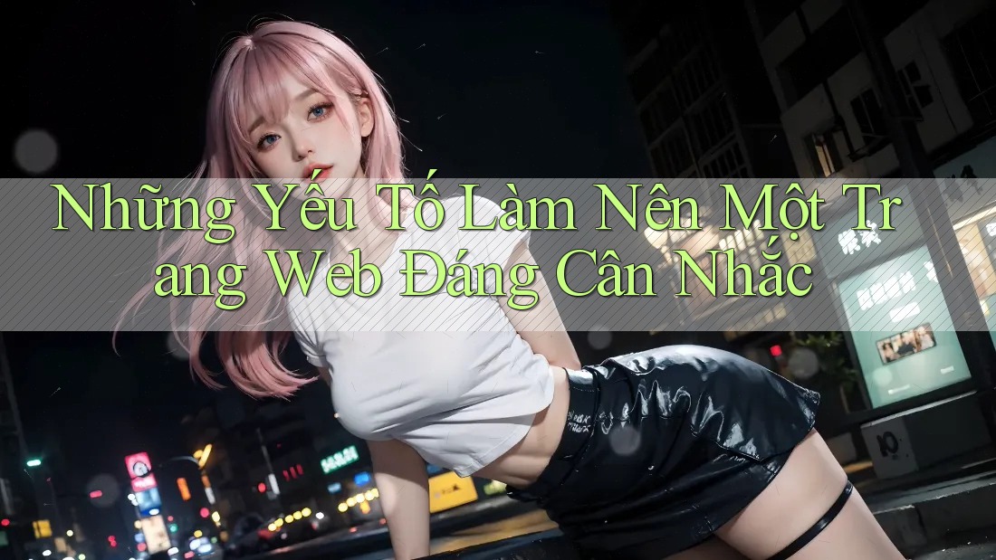 Những Yếu Tố Làm Nên Một Trang Web Đáng Cân Nhắc Những Yếu Tố Làm Nên Một Trang Web Đáng Cân Nhắc