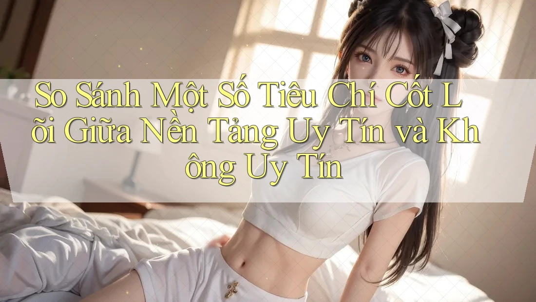 So Sánh Một Số Tiêu Chí Cốt Lõi Giữa Nền Tảng Uy Tín và Không Uy Tín