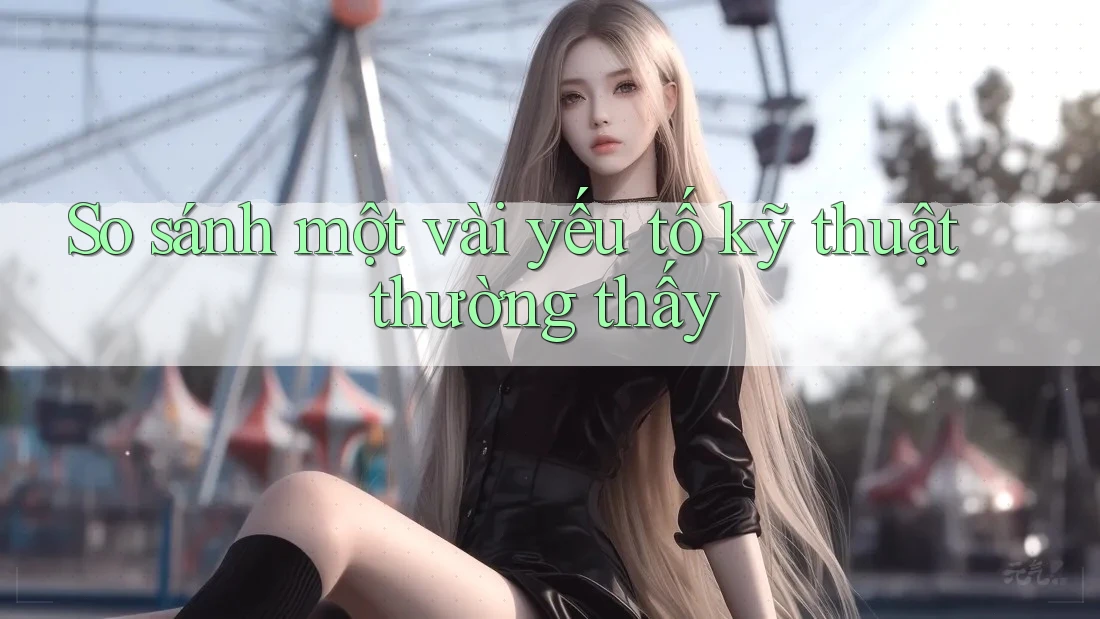So sánh một vài yếu tố kỹ thuật thường thấy So sánh một vài yếu tố kỹ thuật thường thấy
