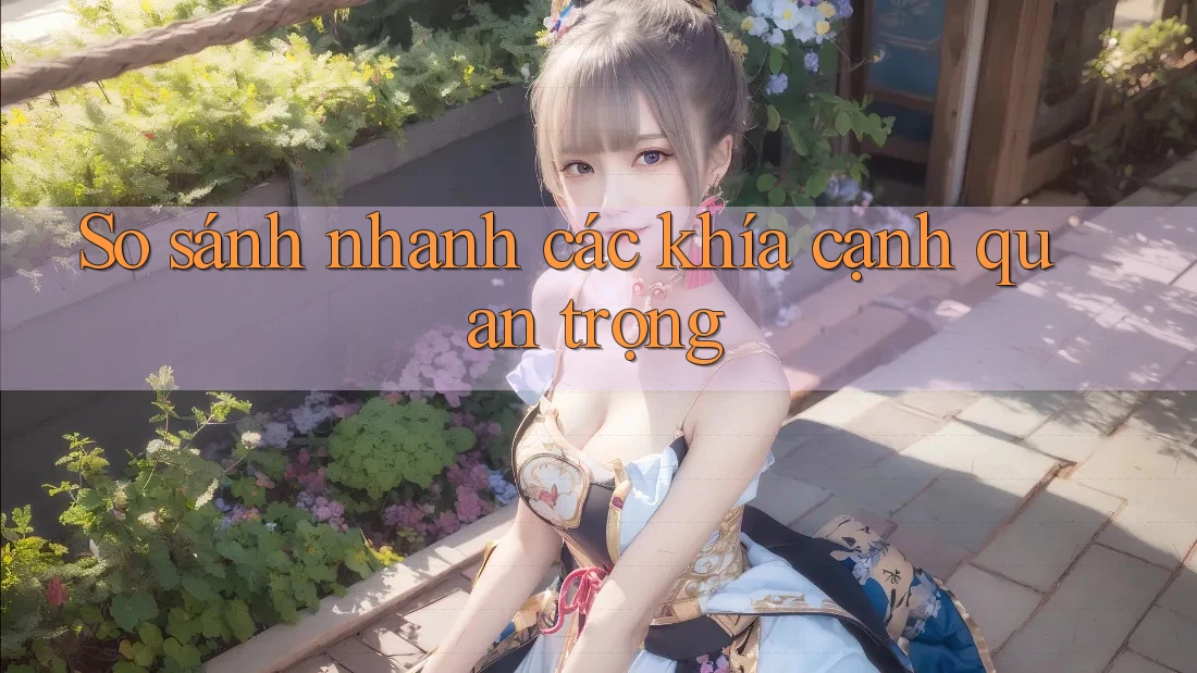 So sánh nhanh các khía cạnh quan trọng So sánh nhanh các khía cạnh quan trọng