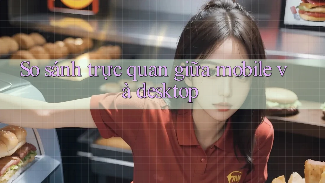 So sánh trực quan giữa mobile và desktop