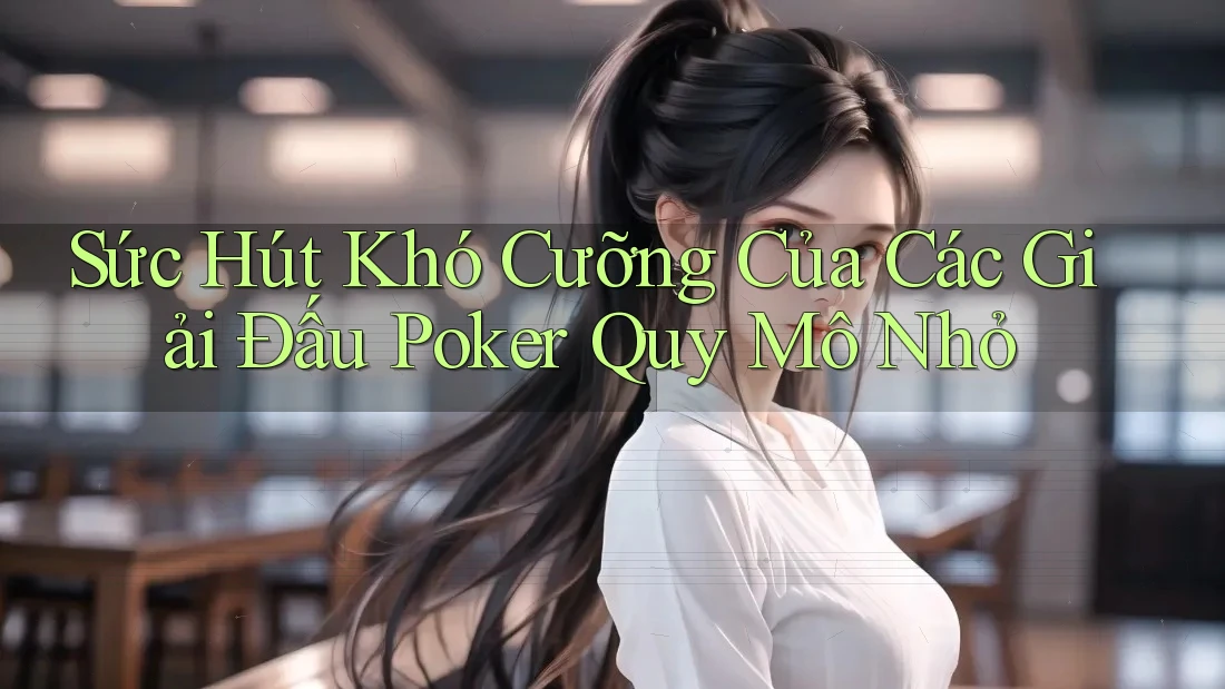 Sức Hút Khó Cưỡng Của Các Giải Đấu Poker Quy Mô Nhỏ Sức Hút Khó Cưỡng Của Các Giải Đấu Poker Quy Mô Nhỏ
