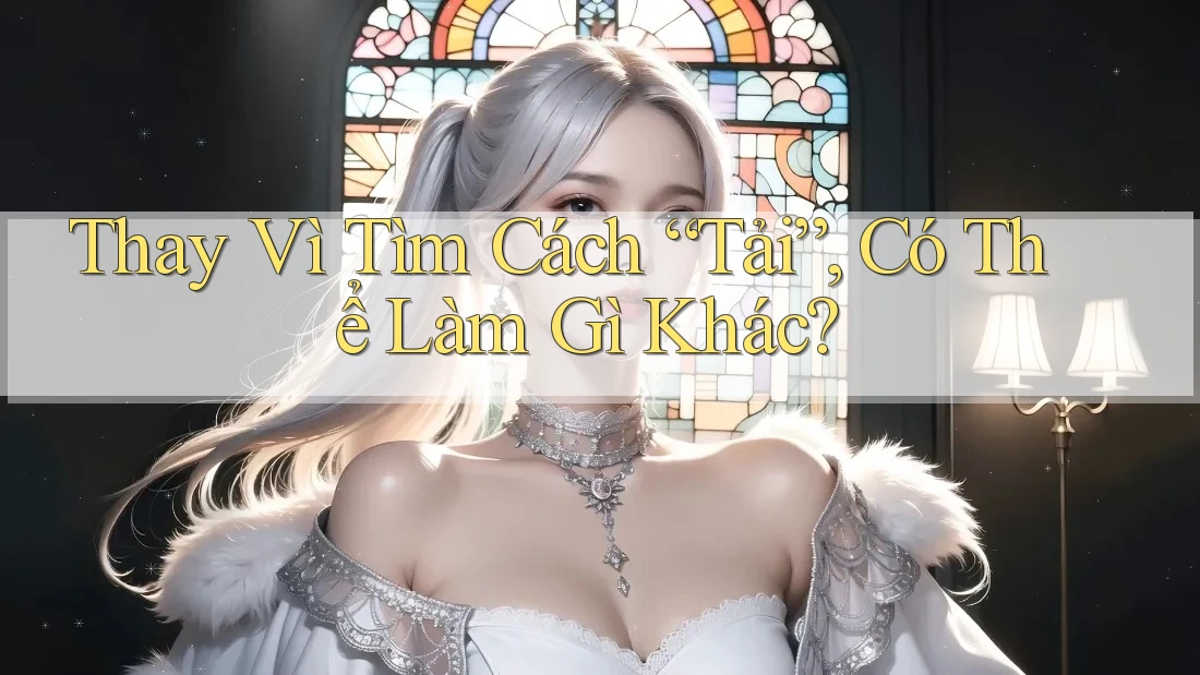 Thay Vì Tìm Cách “Tải”, Có Thể Làm Gì Khác?