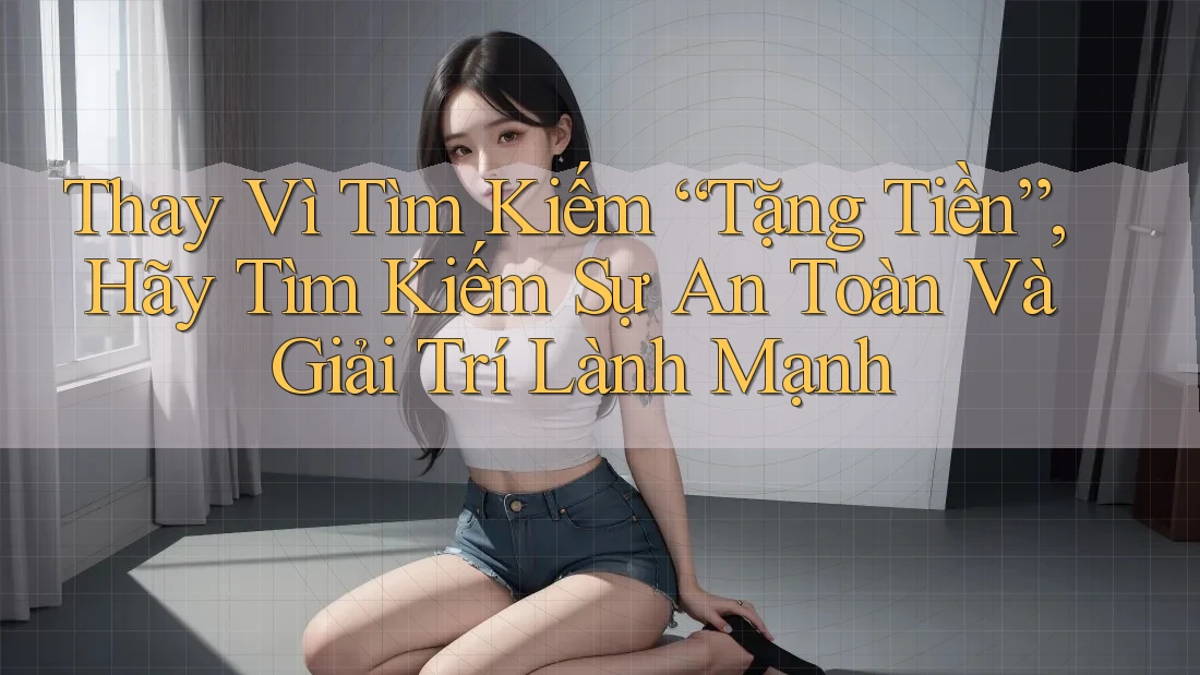 Thay Vì Tìm Kiếm “Tặng Tiền”, Hãy Tìm Kiếm Sự An Toàn Và Giải Trí Lành Mạnh Thay Vì Tìm Kiếm “Tặng Tiền”, Hãy Tìm Kiếm Sự An Toàn Và Giải Trí Lành Mạnh