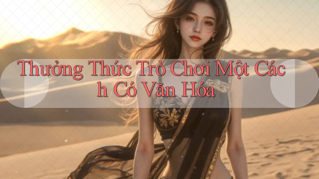 Thưởng Thức Trò Chơi Một Cách Có Văn Hóa Thưởng Thức Trò Chơi Một Cách Có Văn Hóa
