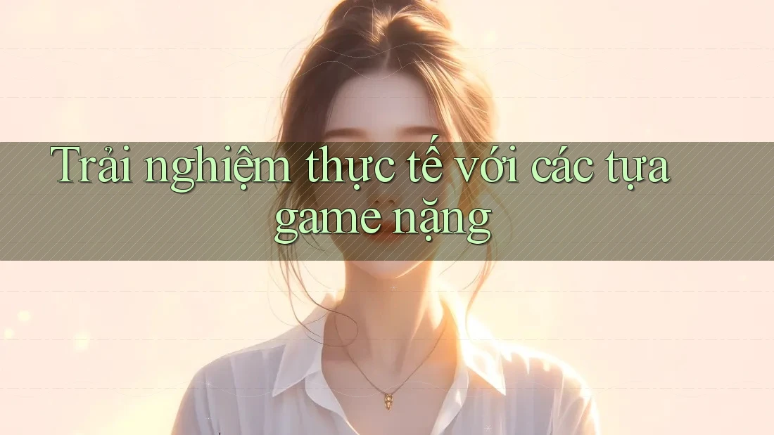Trải nghiệm thực tế với các tựa game nặng Trải nghiệm thực tế với các tựa game nặng