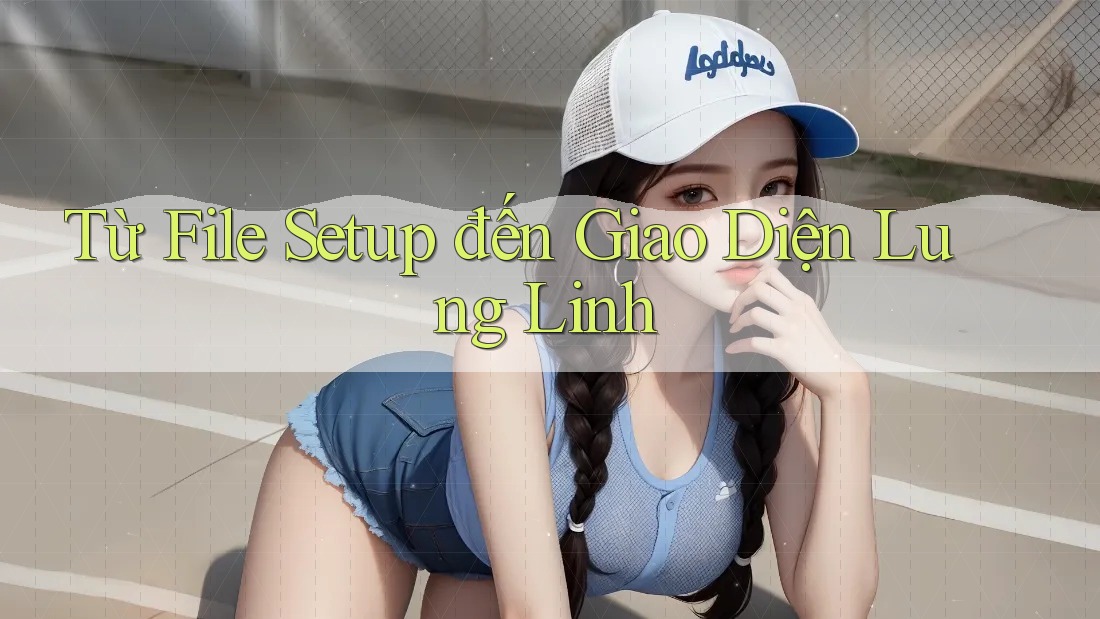 Từ File Setup đến Giao Diện Lung Linh Từ File Setup đến Giao Diện Lung Linh