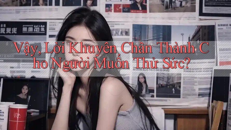 Vậy, Lời Khuyên Chân Thành Cho Người Muốn Thử Sức?