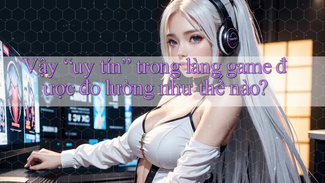 Vậy “uy tín” trong làng game được đo lường như thế nào? Vậy “uy tín” trong làng game được đo lường như thế nào?