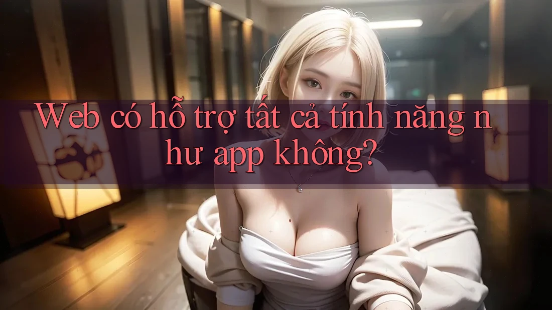 Web có hỗ trợ tất cả tính năng như app không? Web có hỗ trợ tất cả tính năng như app không?