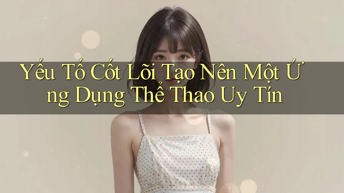 Yếu Tố Cốt Lõi Tạo Nên Một Ứng Dụng Thể Thao Uy Tín